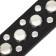 Collar "Sirius", leatherette with rivets, 56 x 3 cm, Osh 42-52, black