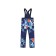 Ski costume for a boy, height 128 cm, dark blue color