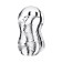 Masturbator Unrealistic Lingam byfa Indira, TPE, Transparent, 14 cm