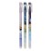 Gel pen "Cosmonaut/rocket/flying saucer" with erased ink, 0.5 mm, blue case, mix