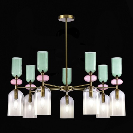 Ceiling Ceiling ST LUCE. SL2000.202.07. GEA. 7x40 watts, E14, 85x85x40 cm, golden color-1