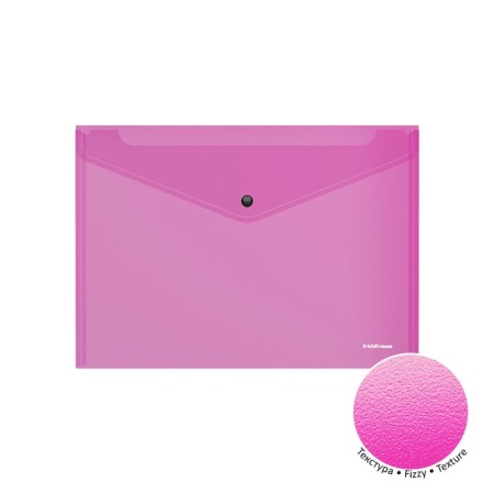 A4 button, 140 μm, Erichkrause Fizzy Vivid, translucent, embossing, mixing, mix-1