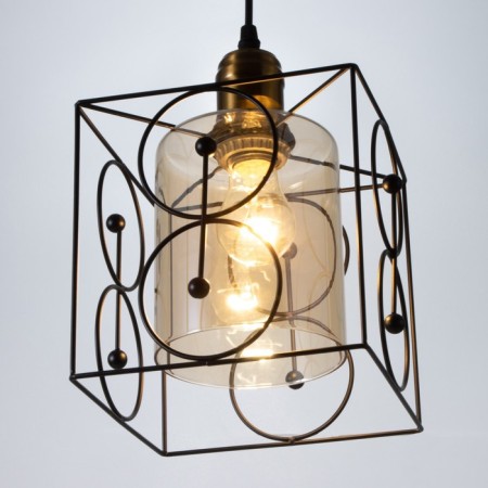 Lamp Bayerlux 2104/1bk E27 40W black 16x16x100 cm-1