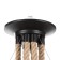 Lamp "Ronald" 8he27 60W black 75x75x75cm