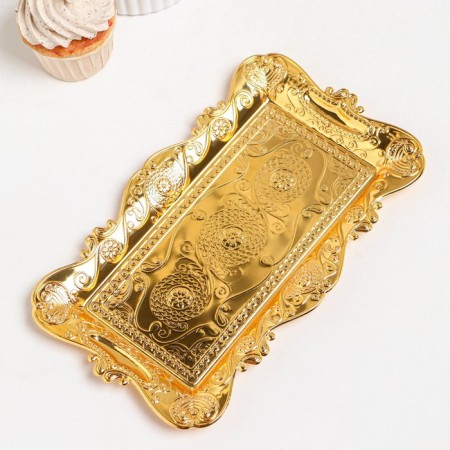 East trailer, 25.5 × 15.5 × 1 cm, gold color-3