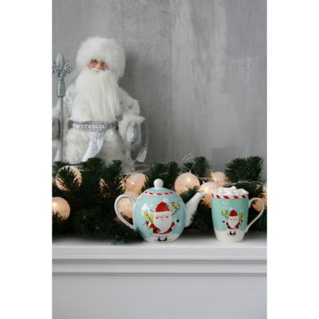 Set of balls plastic D-3.5 cm, 6 pcs "Snow Power" White-2