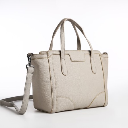 Bag Women's Tout with zipper, gray color-3
