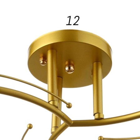 Chandelier 1084/3GD 40W E27 gold 52x52x23 cm Bayerlux-4