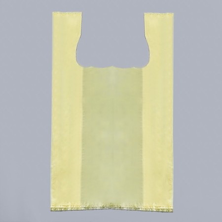 T -shirt package, polyethylene, yellow 24 x 42 cm, 8 μm