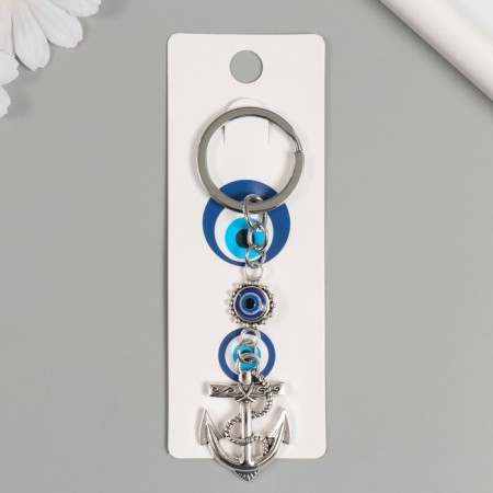 Keychain from the evil eye metal "Anchor" 2.7x6 cm-3