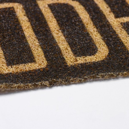 Rug of the hazardous muddy share "Hello. Prefabrication ", 40 × 60 cm-3