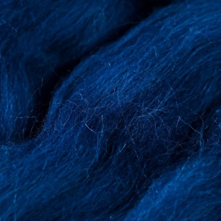 Fasting wool 100% half-toned wool 50g (571-blue)-2