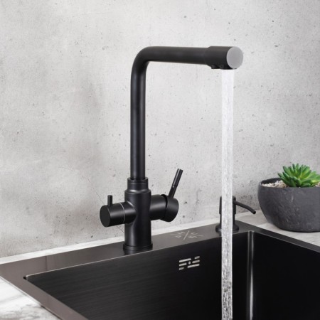Kitchen mixer "RMS" SUS125BL-017F-015, output for drinking water, stainless steel-2