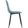 Capri Metal/Fabric, Black/Blue 43x48x87 cm