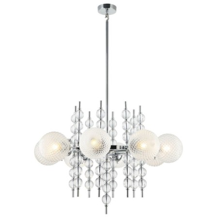 Cel and Queenly 8xe27 40W, size 78x78x75.5-109.5 cm, color chromium-1