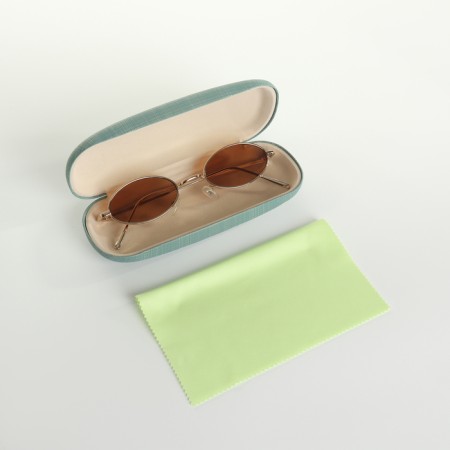 Case for glasses on the cracker, green color-3