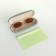 Case for glasses on the cracker, green color