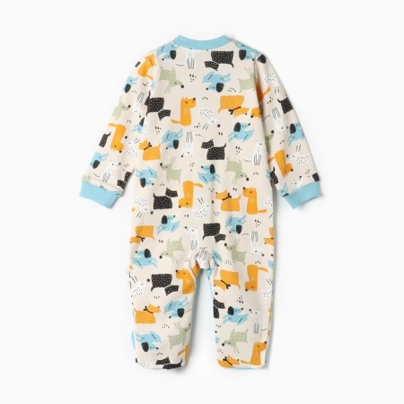 Combineson children, cream color/dog, height 86 cm-4