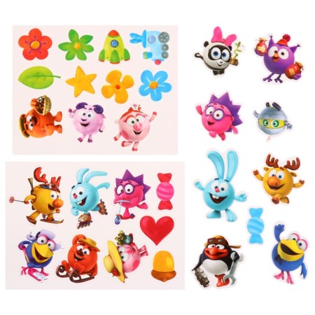 Developing Velcro game, designer “Fun Velcro. We study the colors ", Smeshariki-3