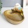 Souvenir Polystone stand "A bird with a chick on a basket" 20.5x20x16 cm