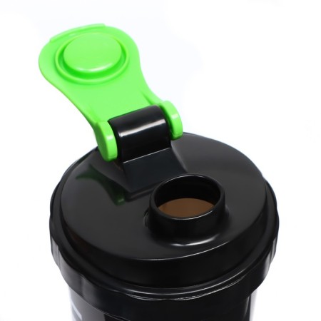 Shaker, 500 ml, series: Crossfit Plus, "Master K", 26.5 x 11 cm, green-2