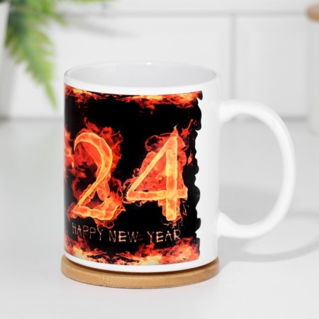 Happy New Year 2024 Happy New Year mug, applying-3