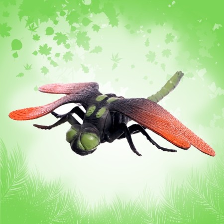 Set of insects "Forest", 8 figures, length 12 cm-3