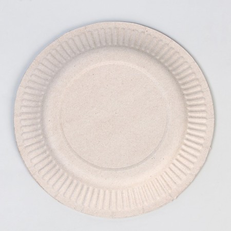 Disposable paper plate "Stars", (18 cm), set 6 pcs-3