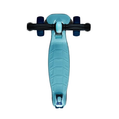 MAXISCOO Junior Plus 2021 scooter with luminous wheels, blue color-3