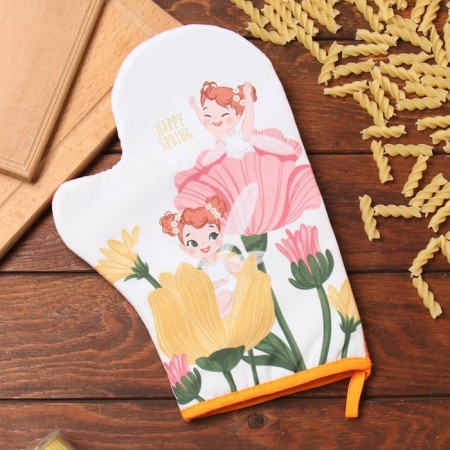 Mittens-output of the share "Spring" 20x28 cm, 35% hl, 65% PE, Vatin 250 g/m2