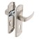 Lockland 002 handles on the bar, m/o 55 mm, color satin nickel