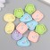 Decor for creativity plastic "Funny forms with balls" MIX 2.3x2.3 cm