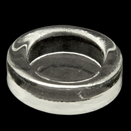 Round candlelight with a recess under the candle D-75mm 12x2 cm-1