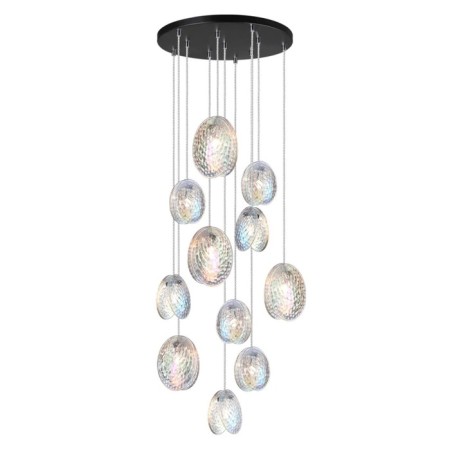 Cascading chandelier Mussels G9 11x40W