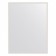 EvoForm mirror in a baguette frame, 20 mm, 66x86 cm, white color