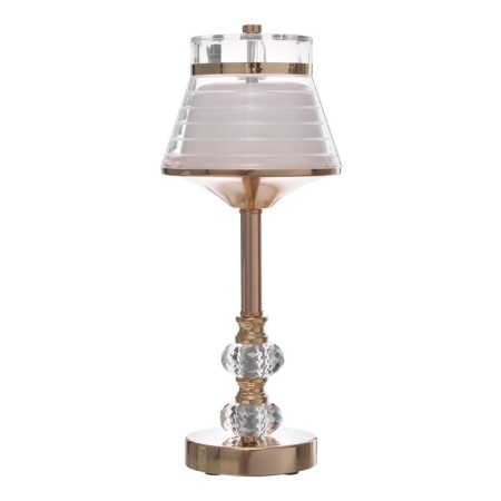 Table lamp sensory "Gaddy" LED 3W 3000-6000K USB AKB Dimmer gold 14x14x36 cm-9