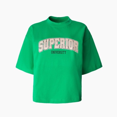 T -shirt female, green color, size 44-8