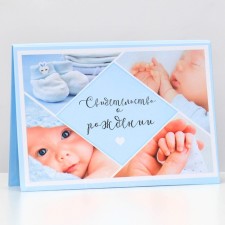 Folder for birth certificate 