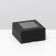 The box is folding, the lid is, with the window, black, 10 x 10 x 5 cm