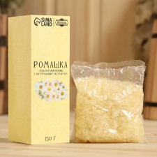 Salt for a bath and bath with chamomile extract 150 g of Dobroparov