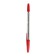 Ballic handle Carioca Corvina 51, transparent case, node 1.0 mm, ink red
