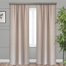 Curtain curtain Witerra matte 135x260cm 2 pcs, beige, blackout, PE100%