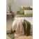 Pearl plaid pearl knitting olive -colored Essential, size 130x180 cm