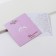 Carved wedding invitation, pink color