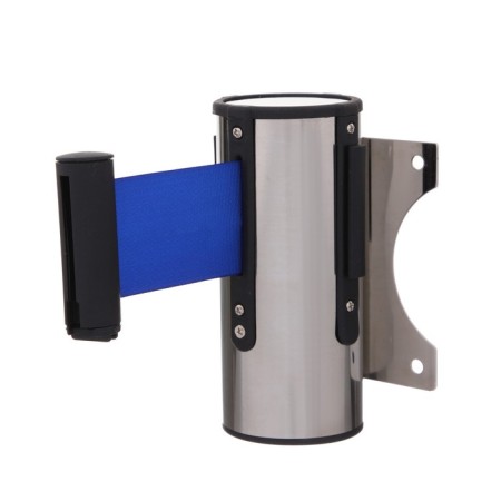 Wall block with exhaust ribbon-180cm, blue, height-13.5cm, width 11cm