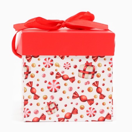 Self -assembly box "New Year" 10 x 10 x 10 cm-1