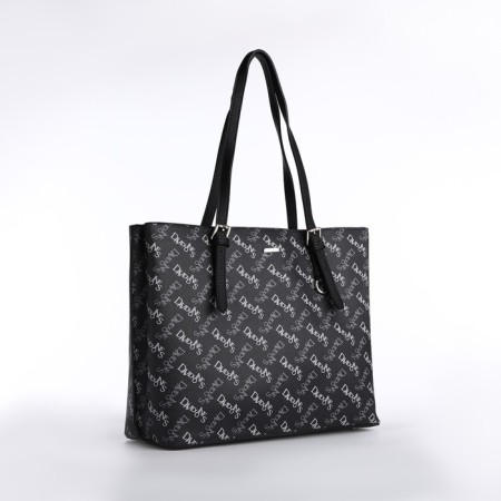 Women's bag on the zipper David Jones, black color-2