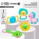 A set of rattles "collect me", with elastic details, 5 pcs, crush me