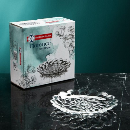 Set of glass plates "Florence", 6 pcs, Iran-4