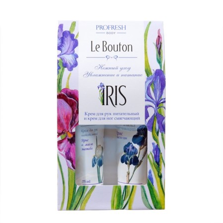 Gift set Le Bouton: Nourishing hand cream, 75 ml + legs mitigating, 75 ml 1020630-1